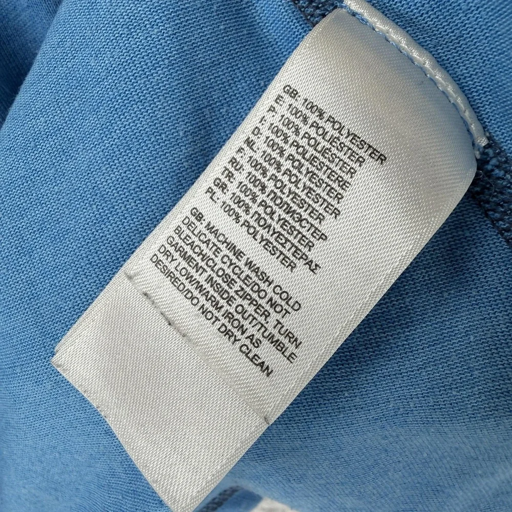 The North‎ Face Shirt Mens Medium Blue Solid Crewneck Pocket Tee Athletic Gym